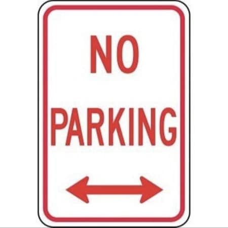 Accuform PARKING SIGN NO PARKING ARROWS 18 in FRP113RA